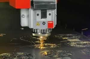 Fiber laser cutting machine by Bystronic